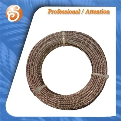 Dây cáp thép mạ kẽm điện 6x9W+IWRC 100- 200M cuộn mềm