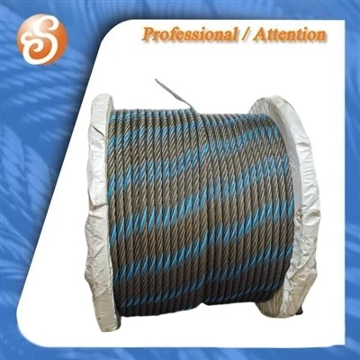 Dây cáp thép không mạ kẽm 6x26WS+IWRC